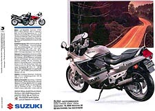 1989 GSX750F sales brochure